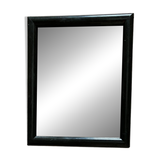 Black frame mirror