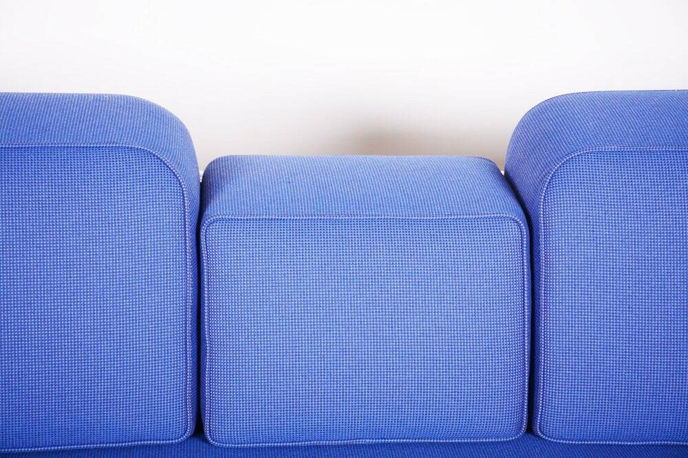 Bauhaus Blue Sofa attributed to Hynek Gottwald, Czech, 1930s