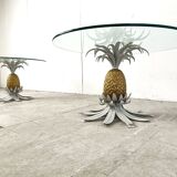 Pair of Hans Kögl pineapple side tables, 1960s