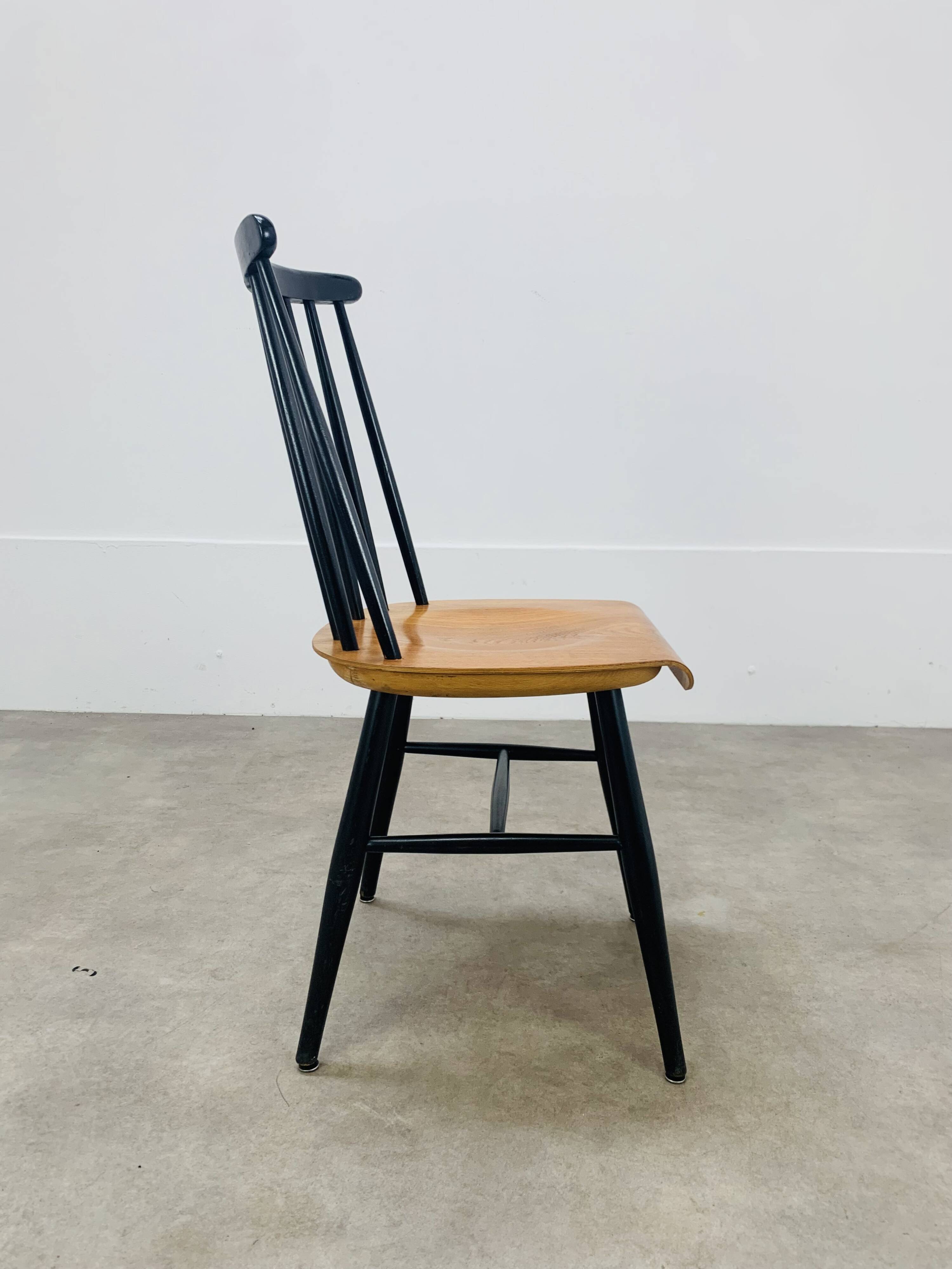 6 Fanett chairs by Ilmari Tapiovaara, Scandinavian, 1960s