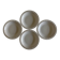 Set of 4 Festons soup plates by Pierre Motton Gien 1970