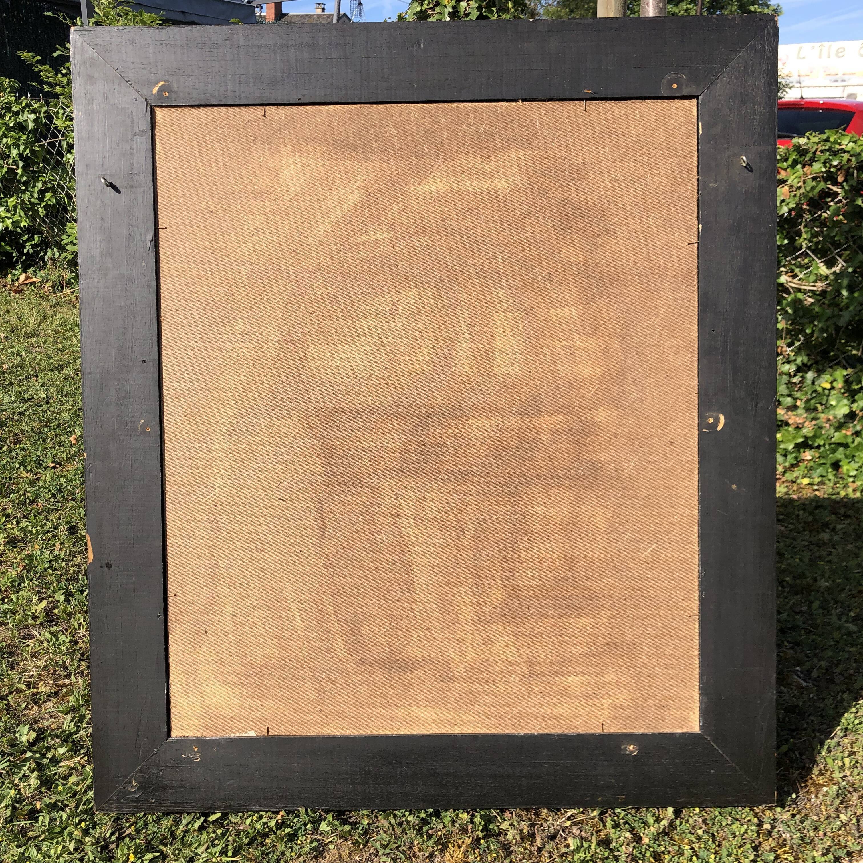 Abstract oil painting