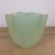 Handkerchief vase Guzzini plexiglass green 70s