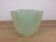 Vase mouchoir Guzzini plexiglas vert années 70
