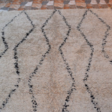 Lush beni ourain rug 330 x 190 cm