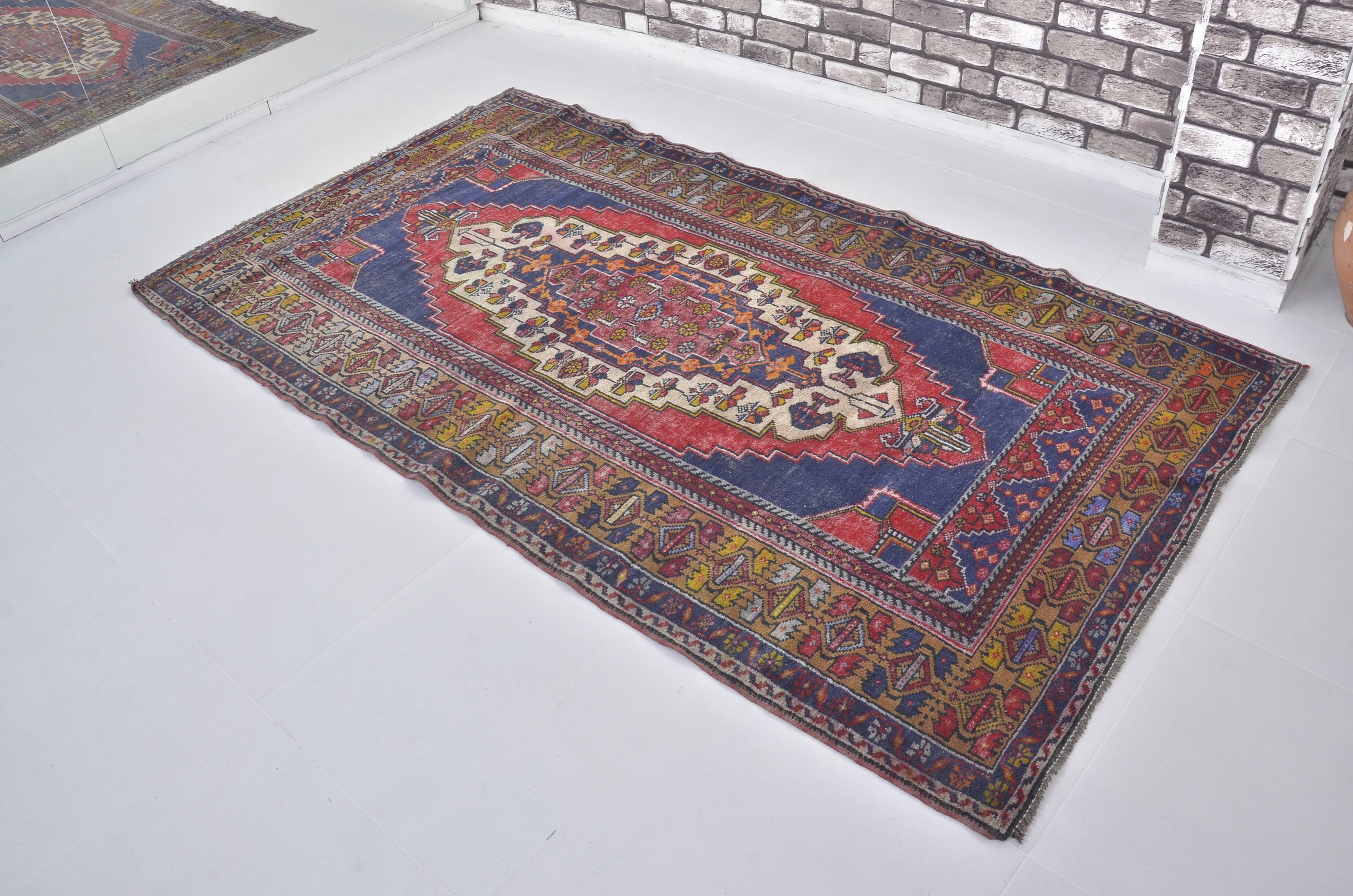 Red & Blue Oushak Rug sku A52