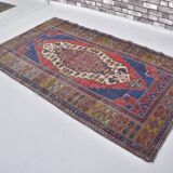 Red & Blue Oushak Rug sku A52