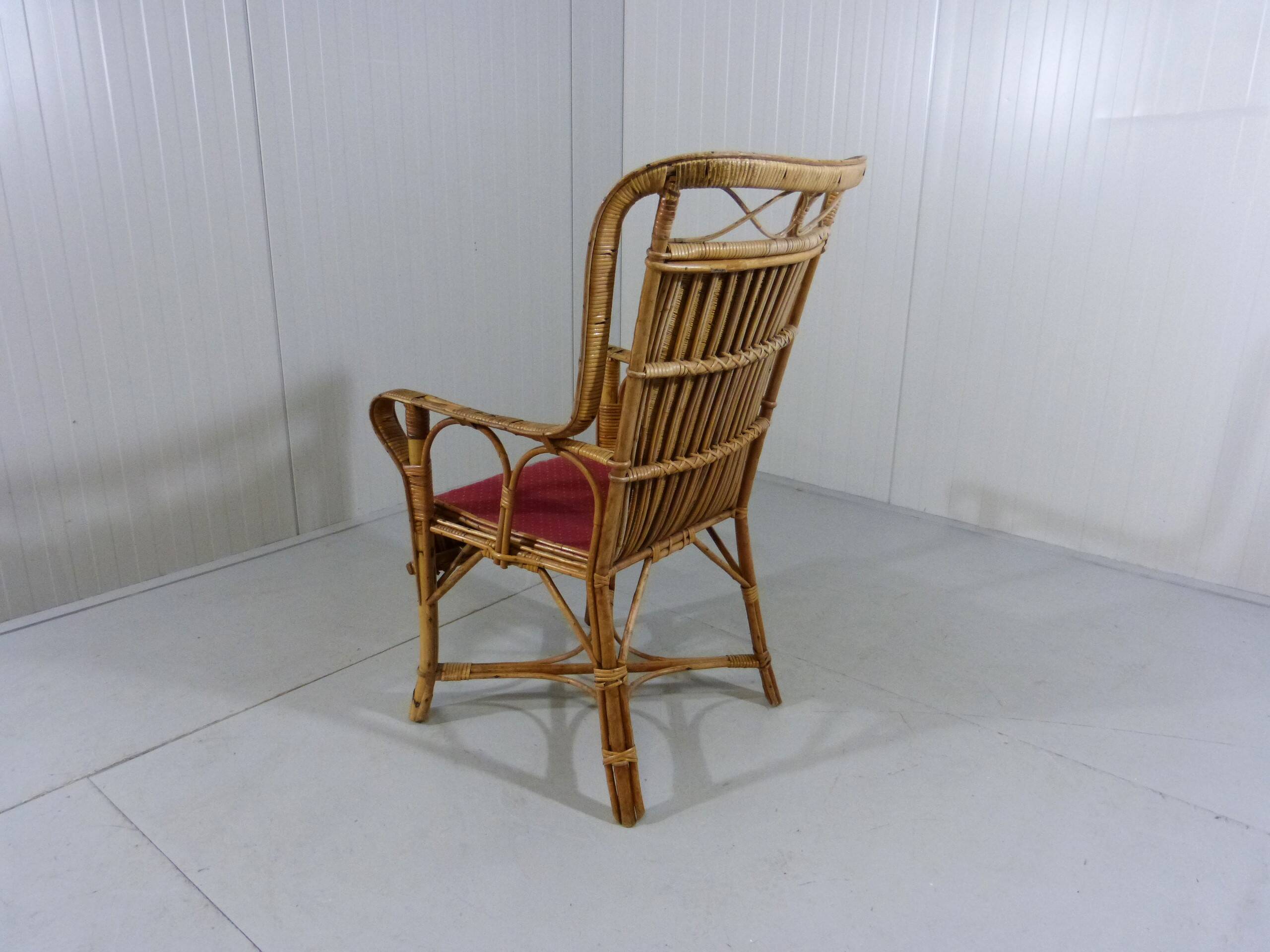 Rattan arm chair 1920-1930’s