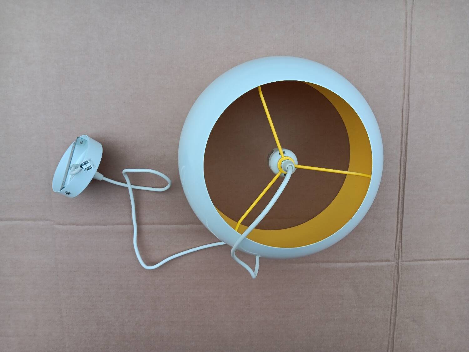 Space Age pendant lamp by Mathias