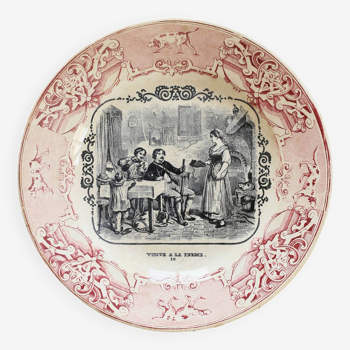 Assiette Boch Frères Keramis