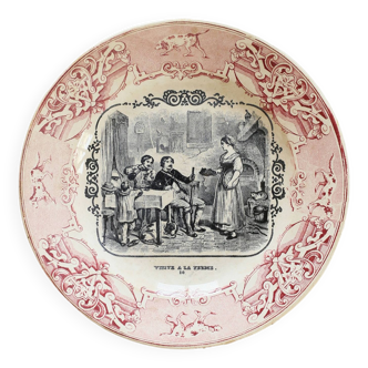 Assiette Boch Frères Keramis