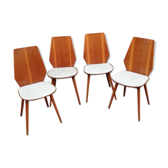 4 Baumann chairs by Max Bill