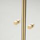 Brass sideboard with mirror and plexiglass legs by Michel Pigneres, 1970