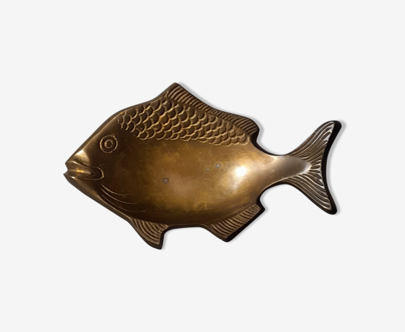 Vide poche poisson laiton