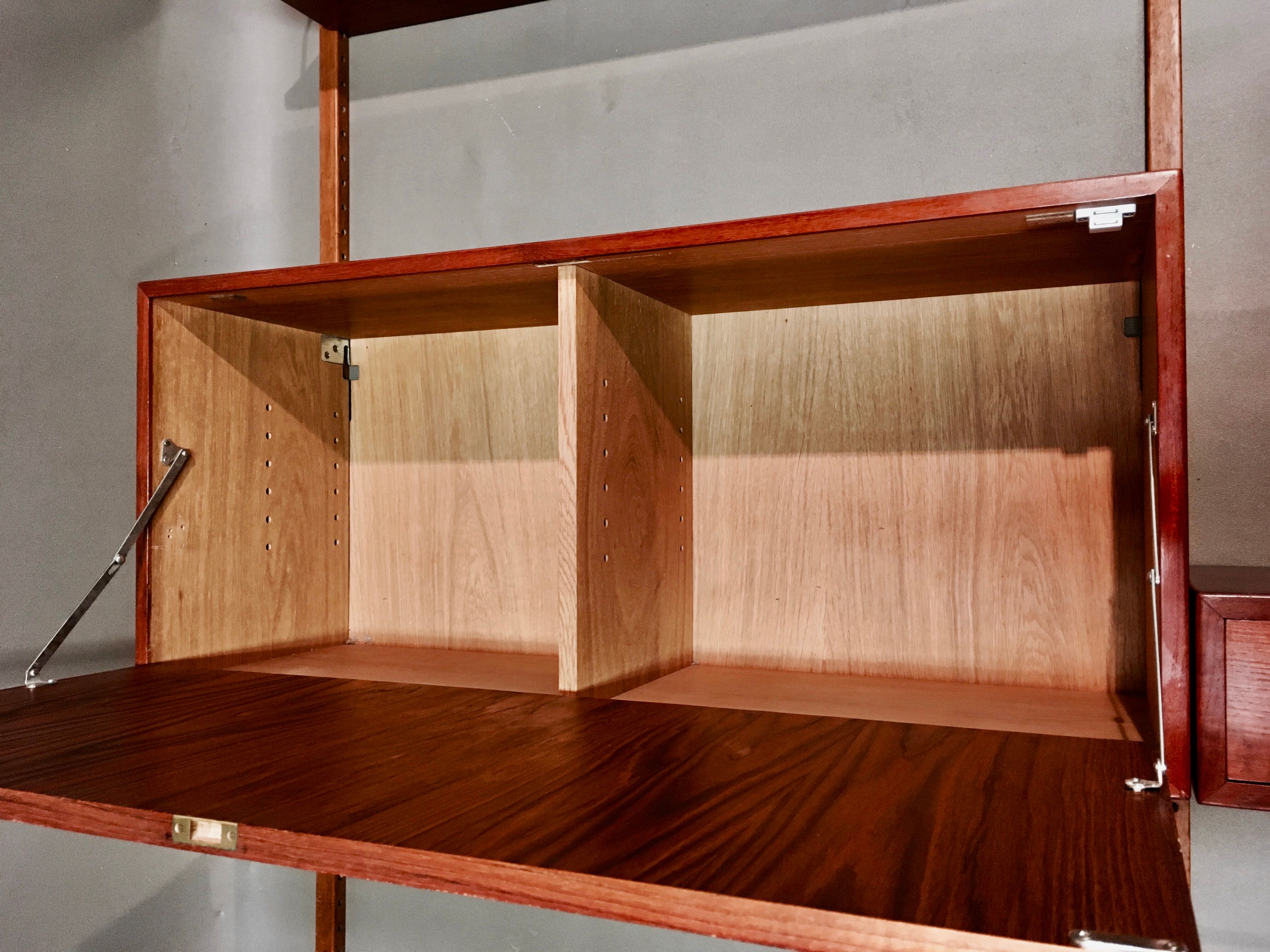 Modulable Shelf Sorensen for H G Mobler Scandinavian 1950.