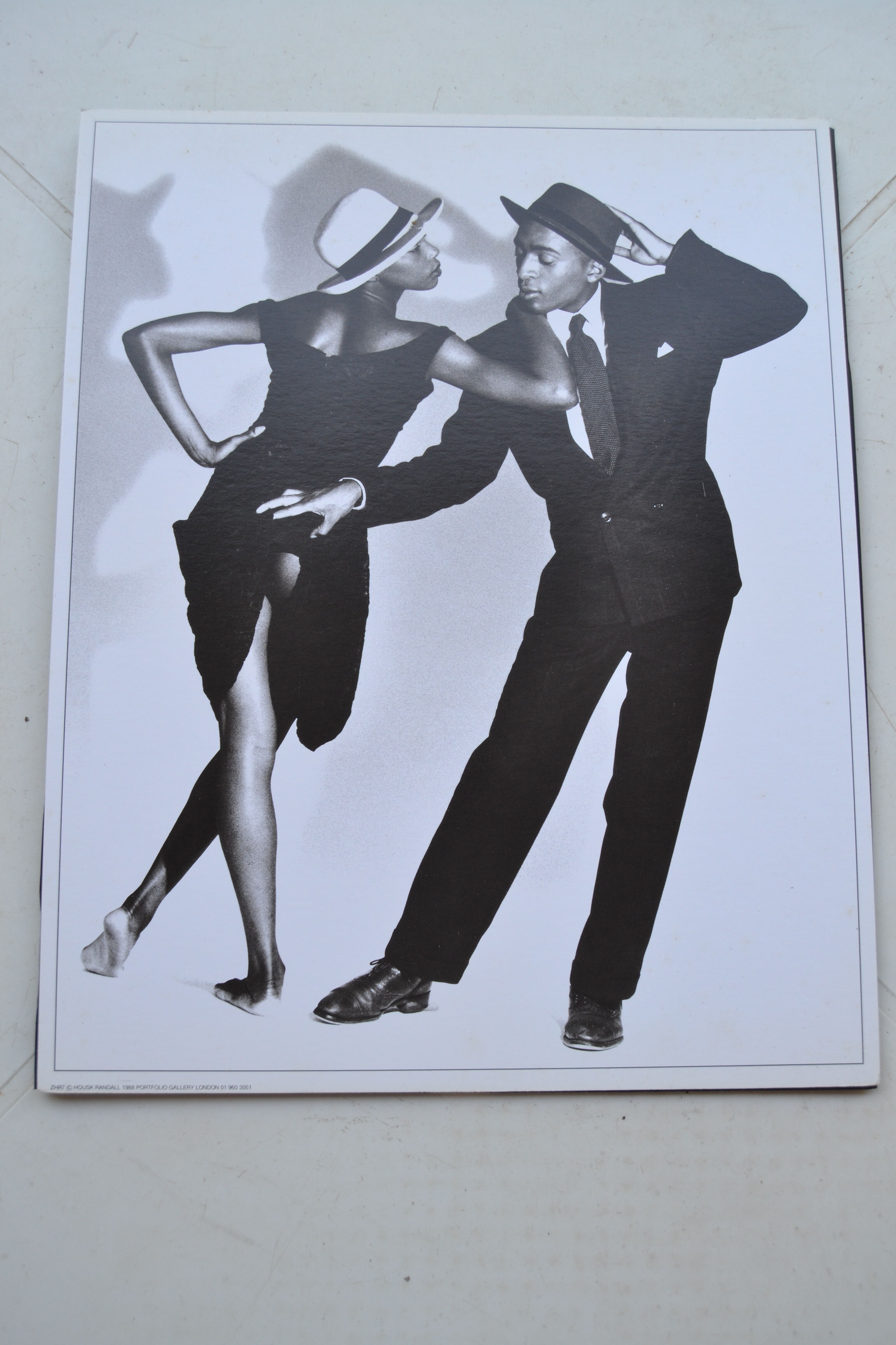 Lot of 4 photos from the 1960s, 1970s, 1980s of Tushita editions of artists (Armstrong Roberts, Cyril Bernard, Housk Randall)