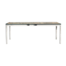 Vintage coffee table by Florence Knoll in chrome and glass, Knoll Inc. 1954
