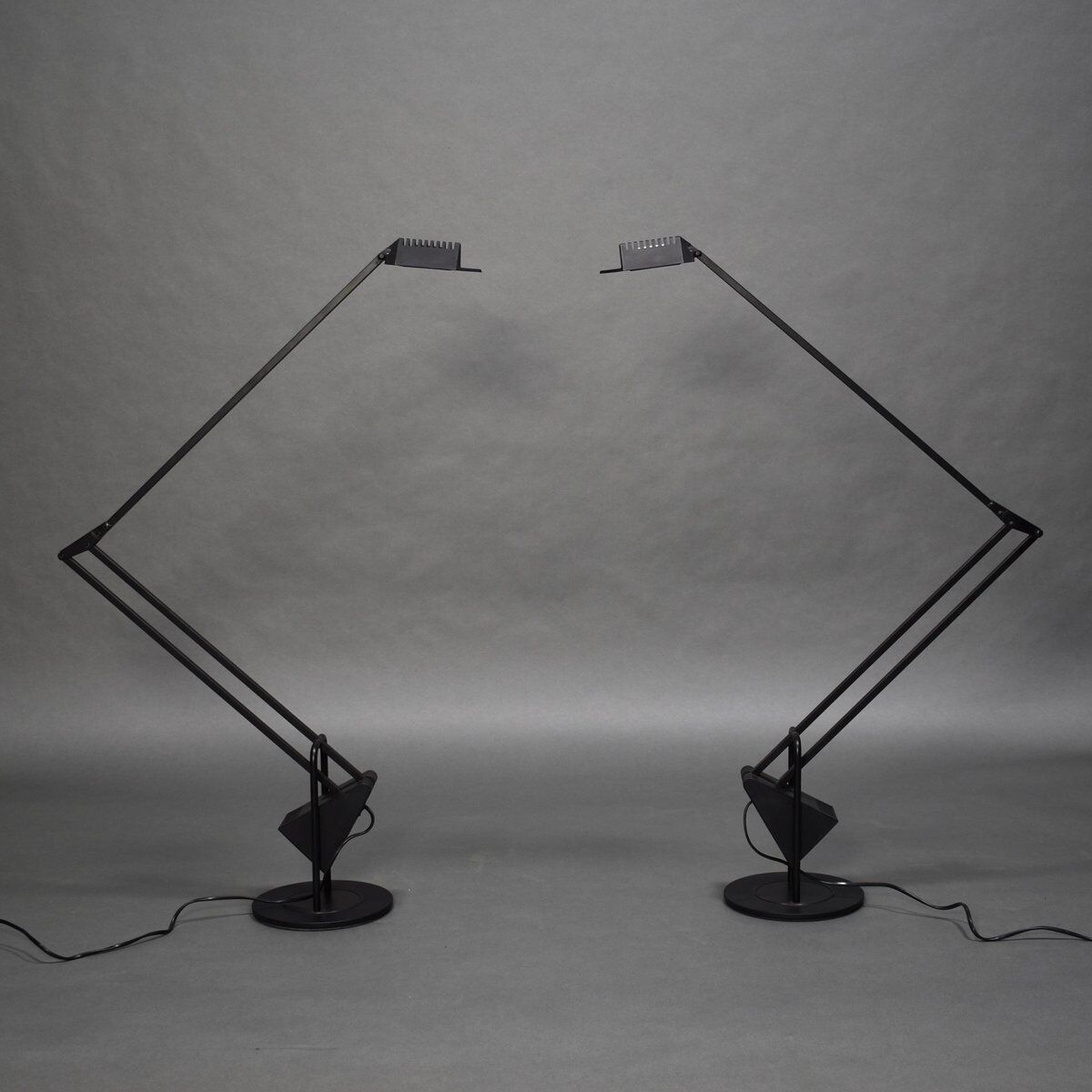 Lampes de table Flamant rose par Fridolin Naef pour Luxo, années 1980, ensemble de 2