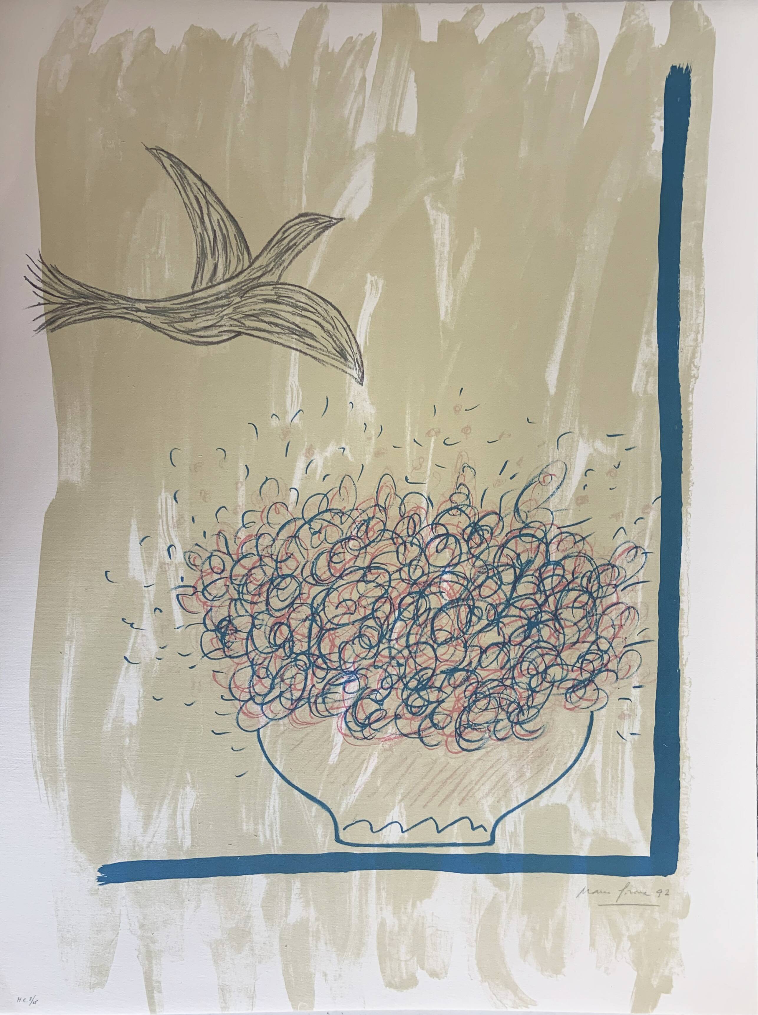 Maria Girona i Benet - Fruitera i ocell