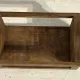 Brutalist condiment service in wood – Mid-Century 1950s