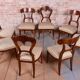 Biedermeier Chairs in Walnut, Austria, 1830s, Set of 8