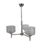 Glass pendant light
