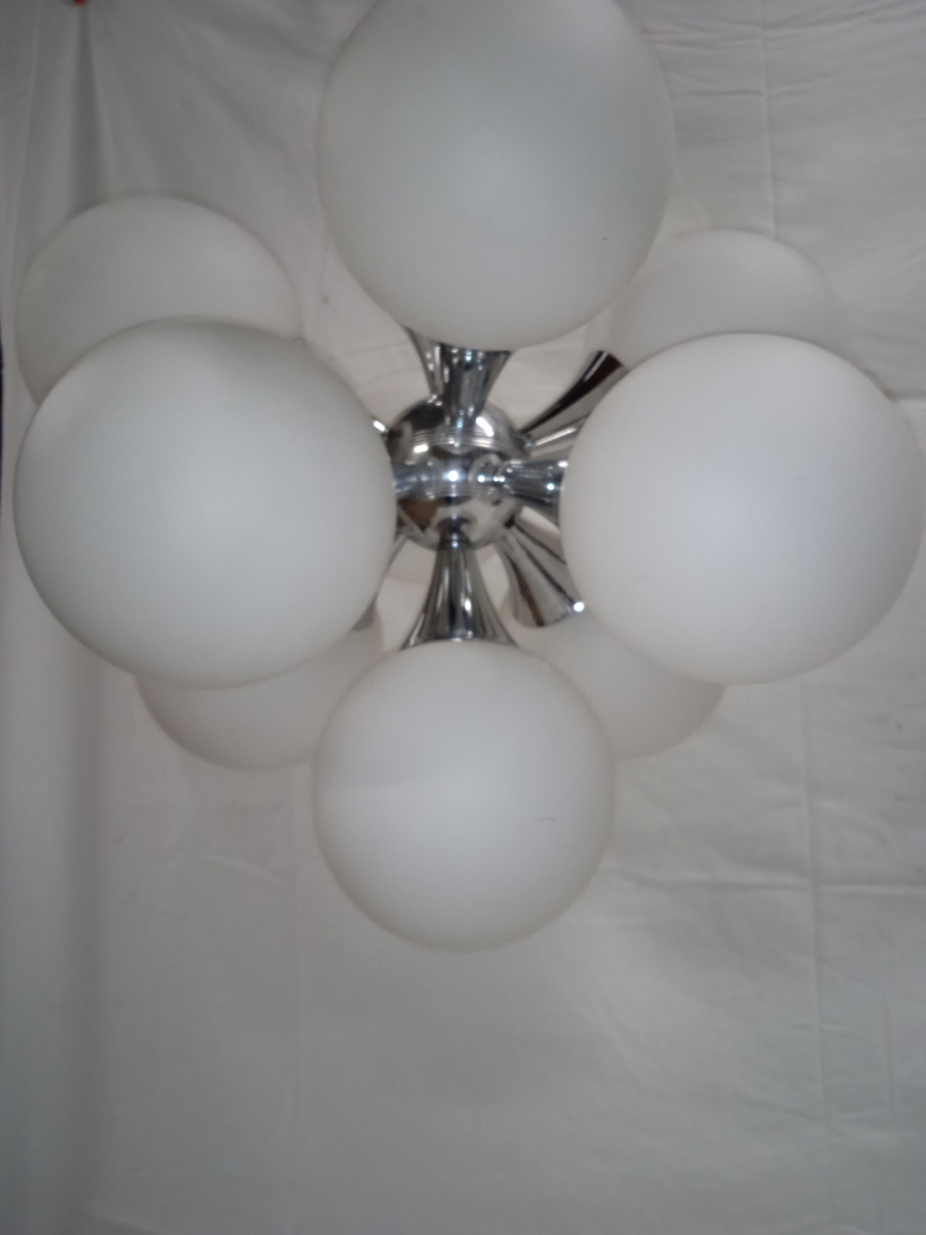 Lamp Sputnik chrome metal