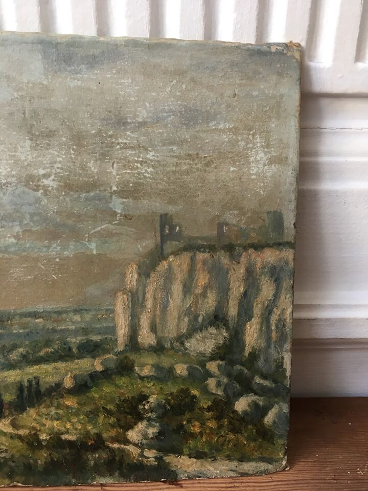 Painting oil XIX ieme