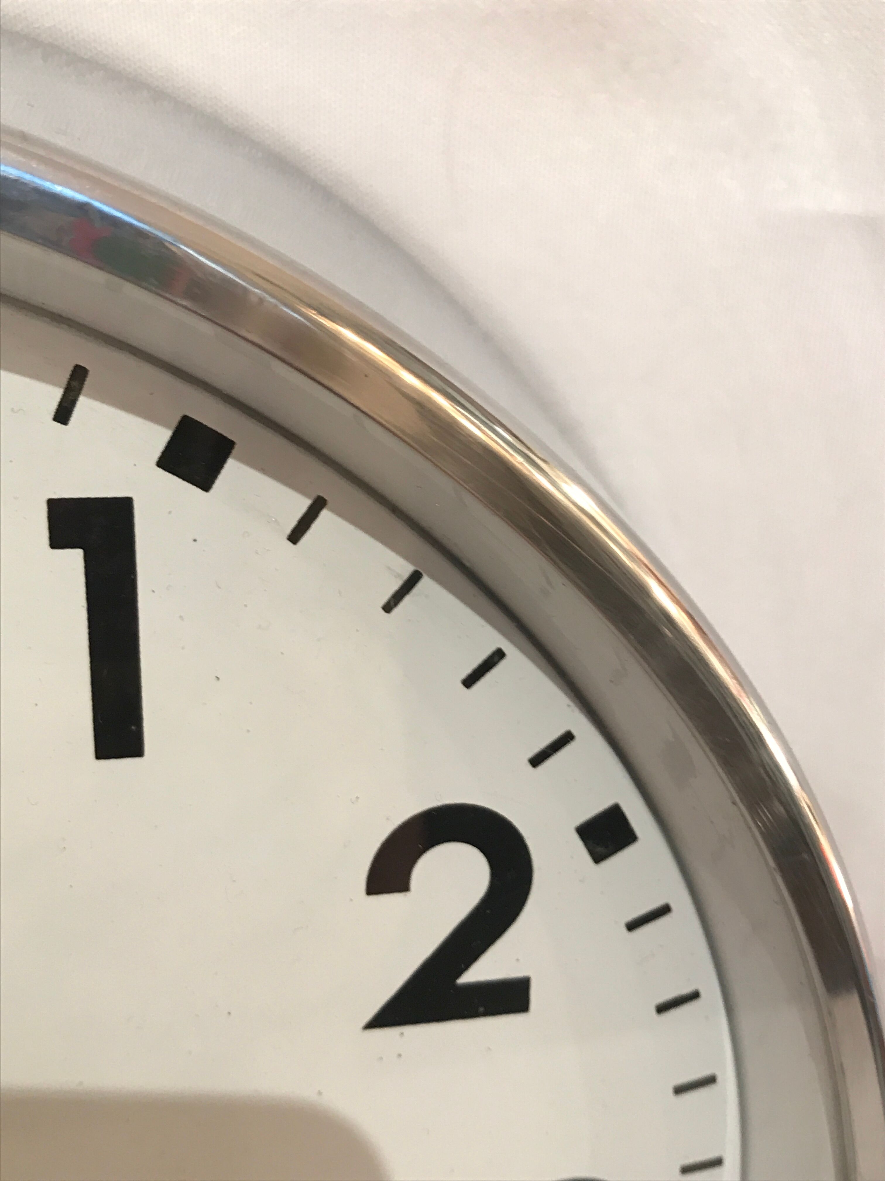 Industrial Brillie clock 25 cm functional vintage