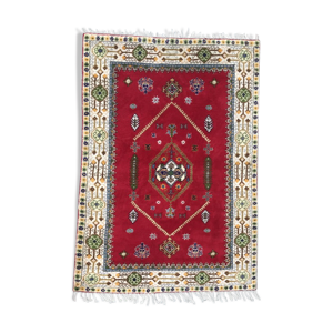 Tapis ancien maroc rabat fait main