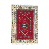 Tapis ancien maroc rabat fait main 148x212 cm