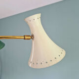 Diabolo articulated chandelier, Italian design, 1950s-60s