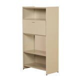 GISPEN 5600 SECRETAIRE BY A. R. CORDEMEYER, 1950S | SINGLE-PIECE IN GRAY, WHITE AND CREAM