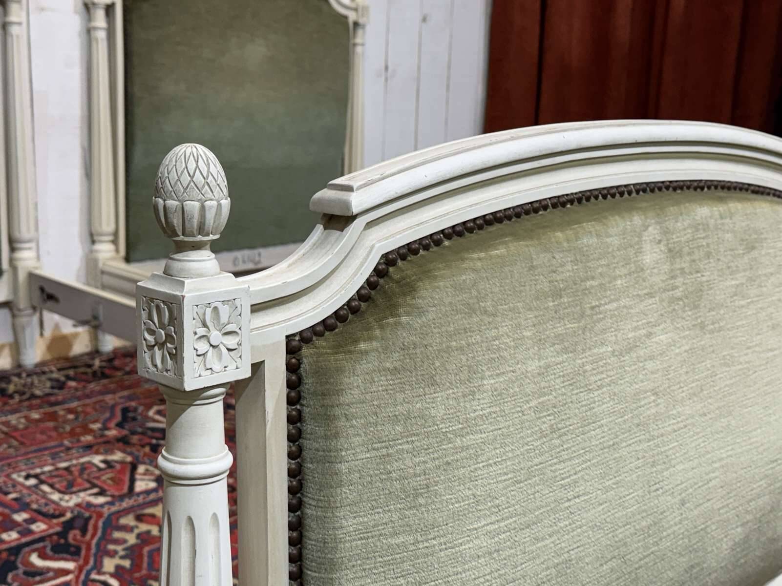Pair of Louis XVI style beech beds