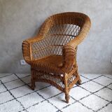 Rattan armchair
