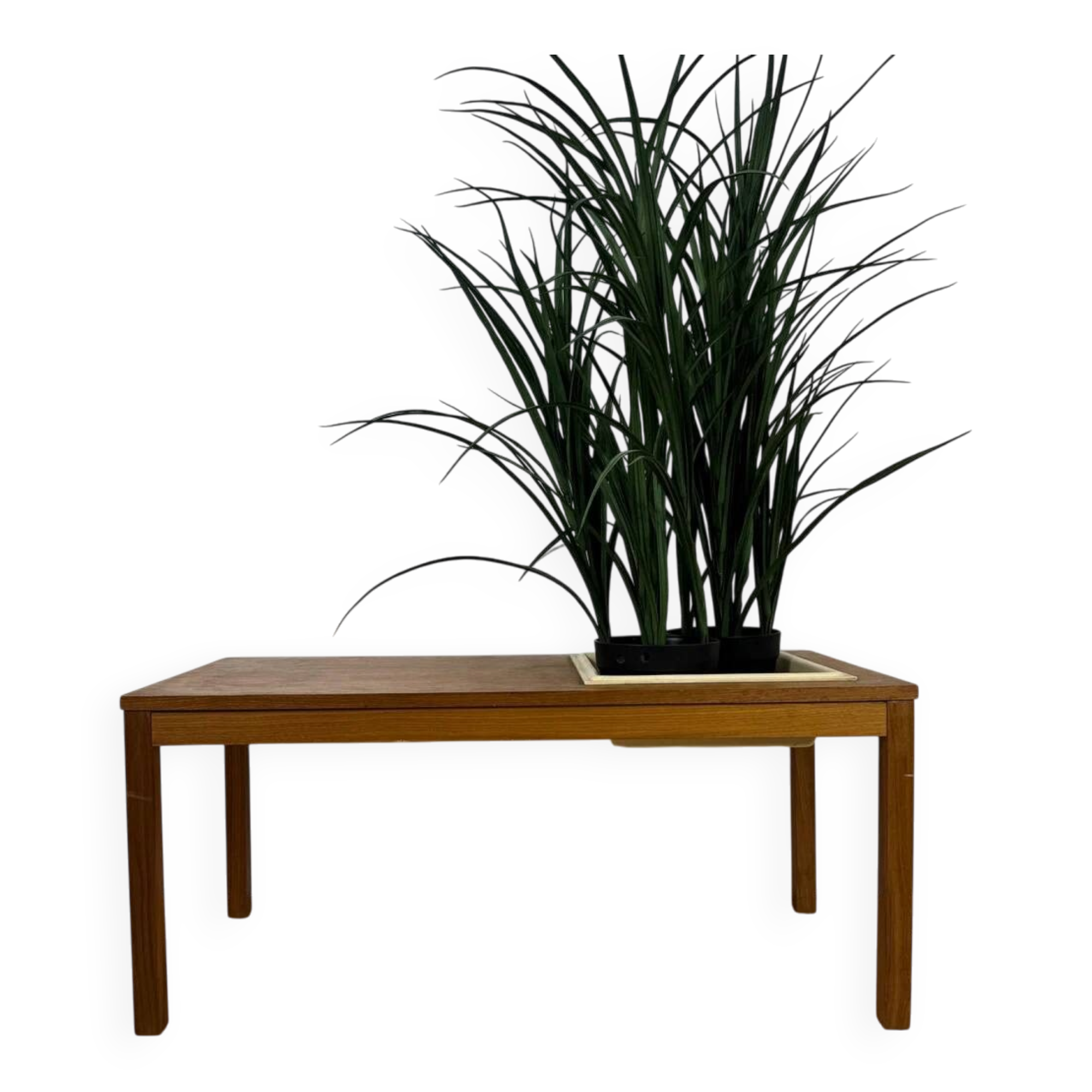 Scandinavian teak coffee table with planter, 1960.