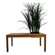 Scandinavian teak coffee table with planter, 1960.
