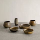 Vintage Swedish Mid Century Ceramic "Rubus" bowl by Gunnar Nylund, 1950s