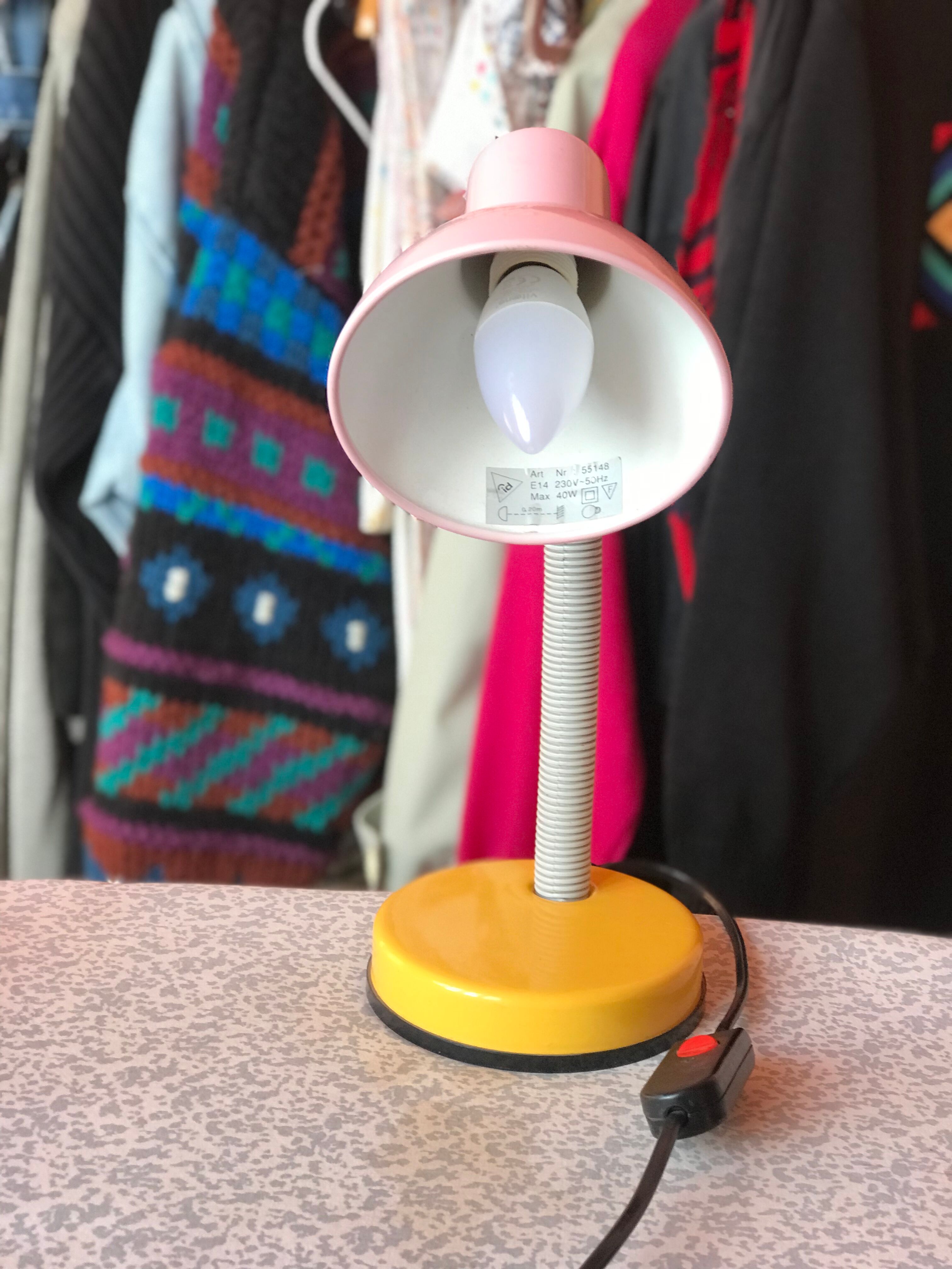 Desk lamp 90s tricolor