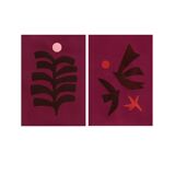 duo of contemporary collages inspired by Matisse signed eawy