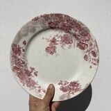 8 flat plates iron earth model Anémone by Bertrand Bordeaux