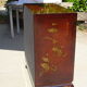 2-door sideboard, painting flowers and birds