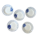 Terre de Fer Badonviller Chanzelles Blue pattern soup plates