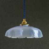 suspension ancienne bleue