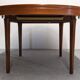 Scandinavian extendable teak round table from the 60s/70s.