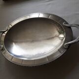Silver metal dish