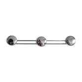 Chrome coat rack