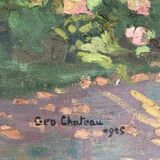 Oil on cardboard by Georges Chateau 1925