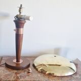 Art Deco style articulated lamp - Wood and brass - 1930s period