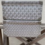 Vintage aluminum suitcases 1950